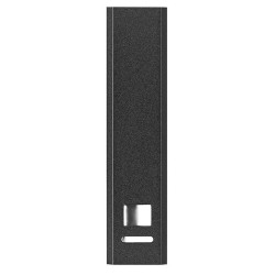 Power bank personnalisé en aluminium - POWERALU Matières : aluminium Couleurs : noir