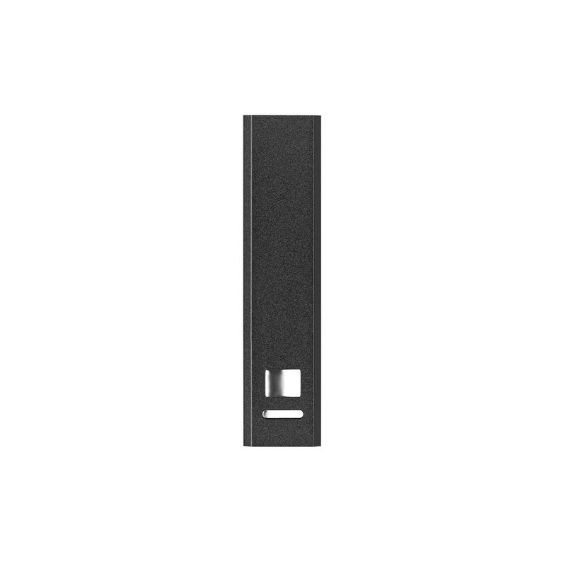 Power bank personnalisé en aluminium - POWERALU Matières : aluminium Couleurs : noir