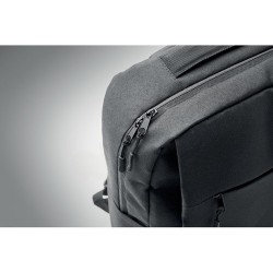 Sac à dos  RPET pour ordinateur personnalisé AKRAOS Matières : PET recyclé Couleurs : pierre cadeau entreprise pas cher