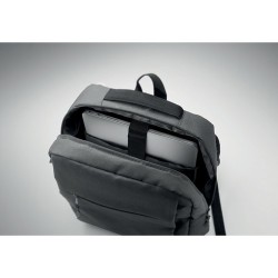 Sac à dos  RPET pour ordinateur personnalisé AKRAOS Matières : PET recyclé Couleurs : pierre objet promotionnel éco-responsable