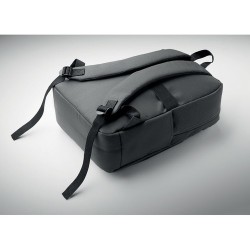 Sac à dos  RPET pour ordinateur personnalisé AKRAOS Matières : PET recyclé Couleurs : pierre goodies entreprise design