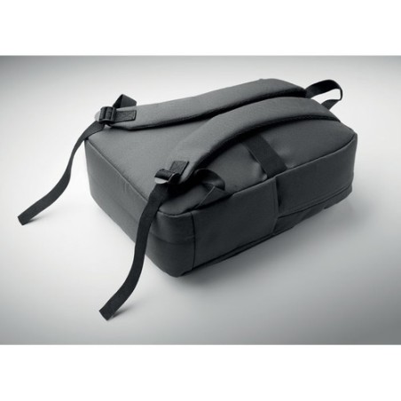 Sac à dos  RPET pour ordinateur personnalisé AKRAOS Matières : PET recyclé Couleurs : pierre goodies entreprise design