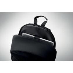 Sac à dos  et pratique 15" personnalisé KOPER BACK Matières : coton recyclé Couleurs : noir livraison express 24h 48h