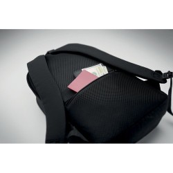 Sac à dos  et pratique 15" personnalisé KOPER BACK Matières : coton recyclé Couleurs : noir cadeau collaborateur premium