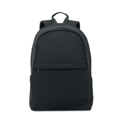 Sac à dos  et pratique 15" personnalisé KOPER BACK Matières : coton recyclé Couleurs : noir personnalisation rapide en France