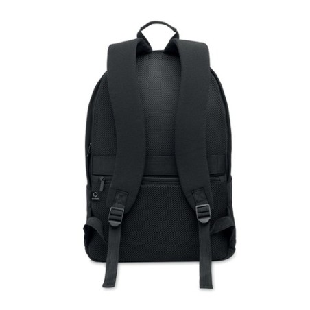 Sac à dos  et pratique 15" personnalisé KOPER BACK Matières : coton recyclé Couleurs : noir goodies entreprise design