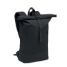 Sac à dos personnalisé  pour ordinateur 15' KOPER ROLL Matières : coton recyclé Couleurs : noir