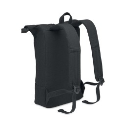 Sac à dos personnalisé  pour ordinateur 15' KOPER ROLL Matières : coton recyclé Couleurs : noir impression haute définition