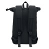 Sac à dos personnalisé  pour ordinateur 15' KOPER ROLL Matières : coton recyclé Couleurs : noir objet promotionnel éco-responsab