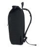 Sac à dos personnalisé  pour ordinateur 15' KOPER ROLL Matières : coton recyclé Couleurs : noir cadeau collaborateur premium