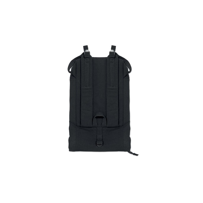 Sac à dos personnalisé  pour ordinateur 15' KOPER ROLL Matières : coton recyclé Couleurs : noir goodies entreprise design