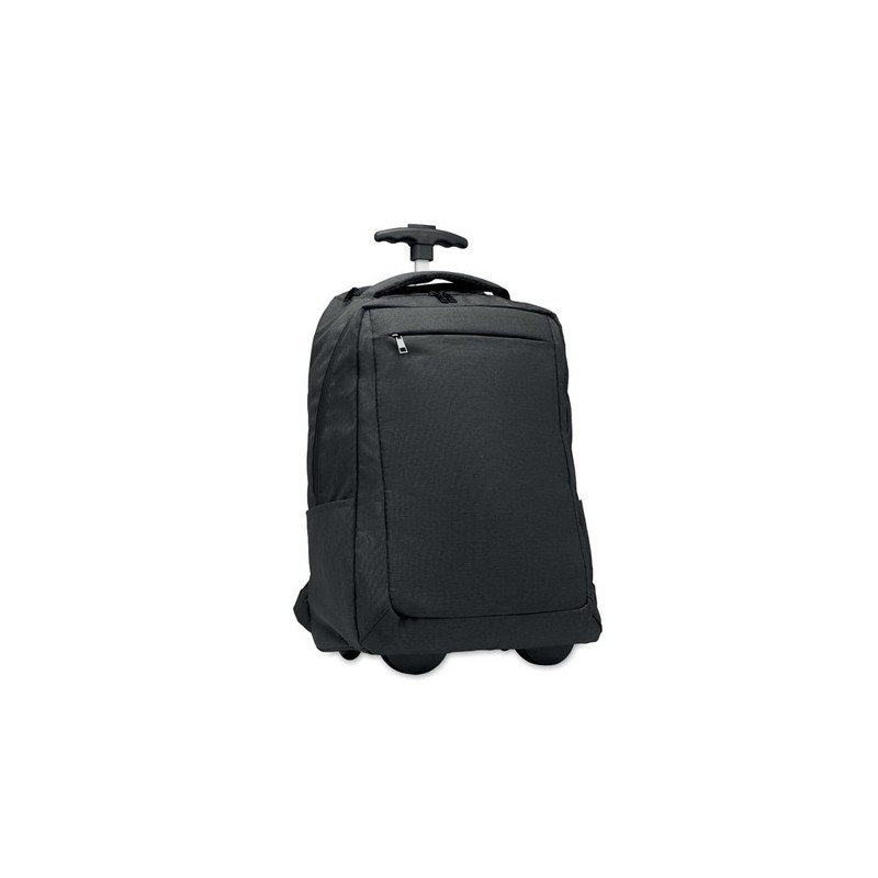 Sac à dos  en RPET 600D personnalisable pas cher - DALVIK Matières : PET recyclé Couleurs : noir