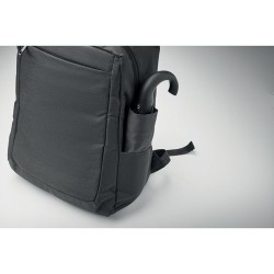 Sac à dos  en RPET 600D personnalisable pas cher - DALVIK Matières : PET recyclé Couleurs : noir cadeau entreprise pas cher