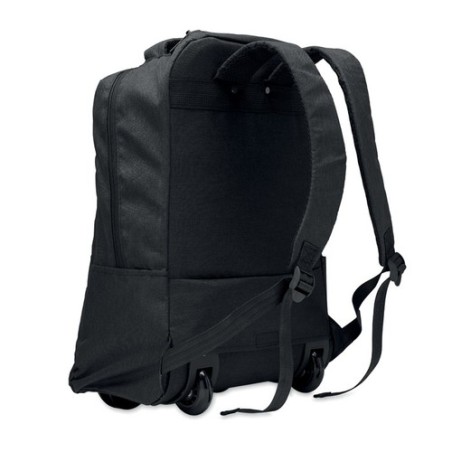 Sac à dos  en RPET 600D personnalisable pas cher - DALVIK Matières : PET recyclé Couleurs : noir impression haute définition