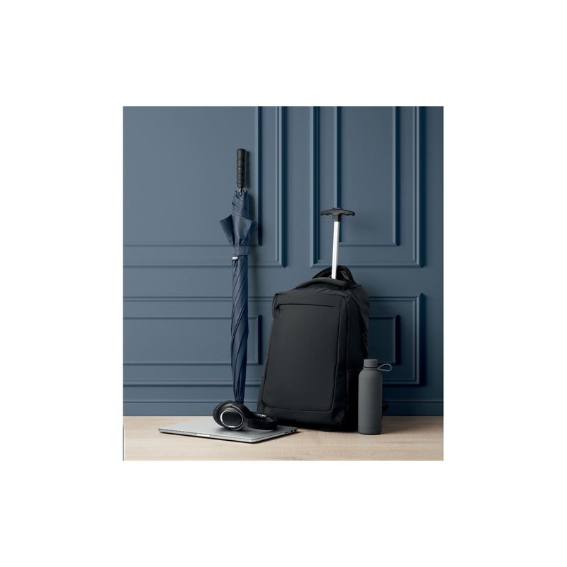 Sac à dos  en RPET 600D personnalisable pas cher - DALVIK Matières : PET recyclé Couleurs : noir livraison express 24h 48h