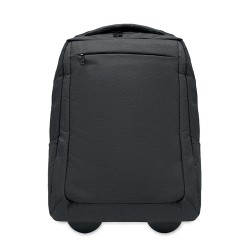 Sac à dos  en RPET 600D personnalisable pas cher - DALVIK Matières : PET recyclé Couleurs : noir goodies entreprise design
