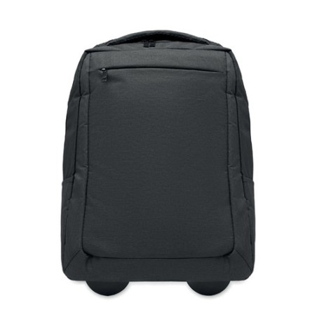 Sac à dos  en RPET 600D personnalisable pas cher - DALVIK Matières : PET recyclé Couleurs : noir goodies entreprise design