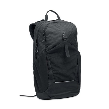 Sac à dos de randonnée personnalisé 18L  BAGGA Matières : PET Couleurs : noir