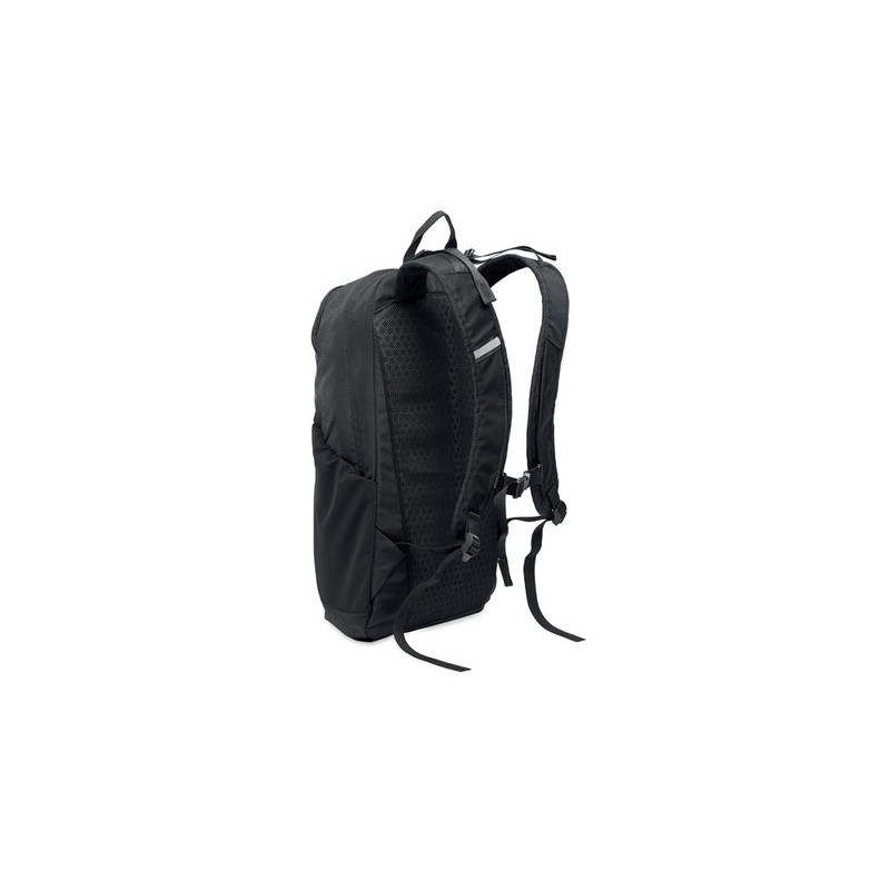 Sac à dos de randonnée personnalisé 18L  BAGGA Matières : PET Couleurs : noir impression haute définition
