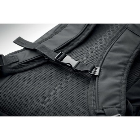 Sac à dos de randonnée personnalisé 18L  BAGGA Matières : PET Couleurs : noir cadeau client original