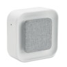Réveil Éco-responsable en ABS/RPET Recyclé Personnalisé LUCE Matières : ABS Couleurs : blanc personnalisable avec votre logo