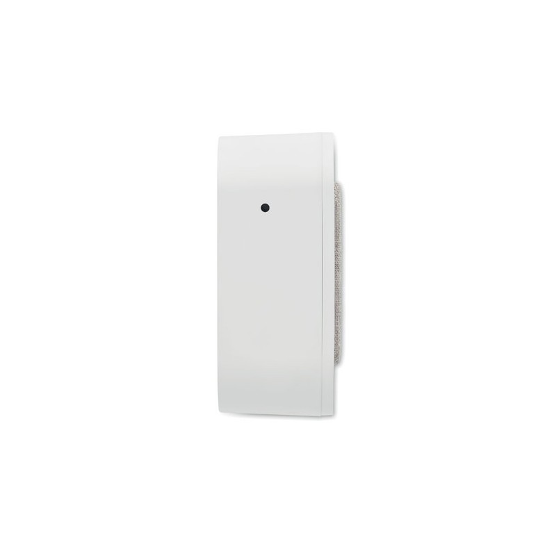 Réveil Éco-responsable en ABS/RPET Recyclé Personnalisé LUCE Matières : ABS Couleurs : blanc cadeau collaborateur premium