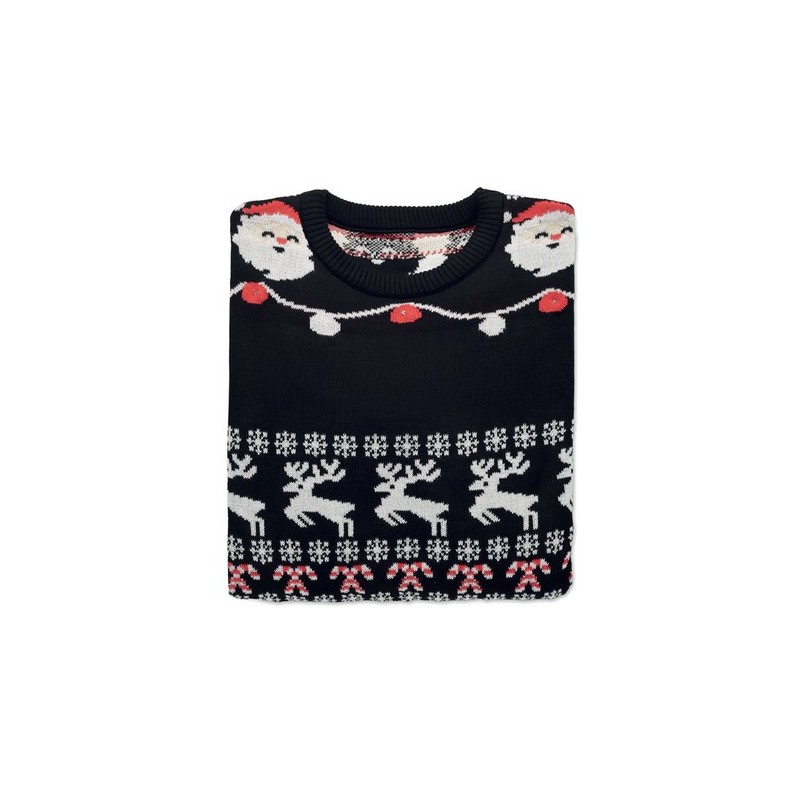 Pull LED de Noël L/XL - Brillez en Fête !