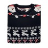 Pull Festif LED de Noël L/XL LARGE SHAMIS Matières : acrylique Couleurs : noir cadeau entreprise pas cher