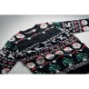 Pull Festif LED de Noël L/XL LARGE SHAMIS Matières : acrylique Couleurs : noir marquage laser ultra précis