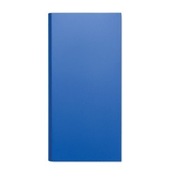 Powerbank  8000 mAh personnalisé POWERFLAT8C Matières : aluminium recyclé  Couleurs : bleu royal 2