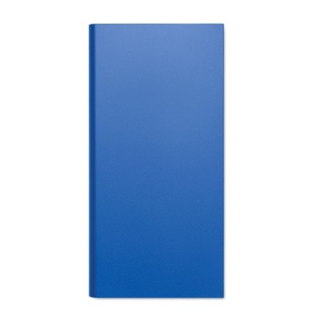 Powerbank  8000 mAh personnalisé POWERFLAT8C Matières : aluminium recyclé  Couleurs : bleu royal goodies publicitaire événementi