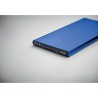 Powerbank  8000 mAh personnalisé POWERFLAT8C Matières : aluminium recyclé  Couleurs : bleu royal goodies entreprise design