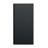 Powerbank  8000 mAh personnalisé POWERFLAT8C Matières : aluminium recyclé  Couleurs : noir impression haute définition