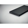 Powerbank  8000 mAh personnalisé POWERFLAT8C Matières : aluminium recyclé  Couleurs : noir accessoire événementiel unique