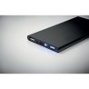 Powerbank  8000 mAh personnalisé POWERFLAT8C Matières : aluminium recyclé  Couleurs : noir impression logo haute qualité