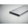 Powerbank  8000 mAh personnalisé POWERFLAT8C Matières : aluminium recyclé  Couleurs : argenté mat objet publicitaire robuste