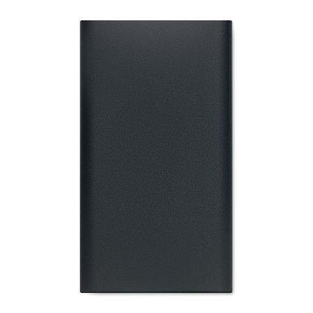 Powerbank Éco-responsable Personnalisé 5000mAh 15W POWERPLUS Matières : aluminium recyclé  Couleurs : noir cadeau entreprise pas