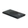 Powerbank Éco-responsable Personnalisé 5000mAh 15W POWERPLUS Matières : aluminium recyclé  Couleurs : noir impression haute défi