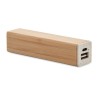 Powerbank Éco-responsable Personnalisé 2600 mAh POWERBAMC Matières : bambou Couleurs : bois