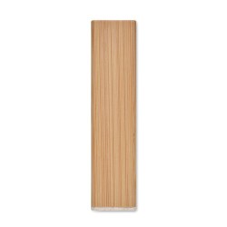 Powerbank Éco-responsable Personnalisé 2600 mAh POWERBAMC Matières : bambou Couleurs : bois 2