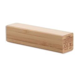 Powerbank Éco-responsable Personnalisé 2600 mAh POWERBAMC Matières : bambou Couleurs : bois goodies publicitaire événementiel