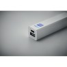 Powerbank Éco-responsable 2600 mAh Personnalisé pas cher - POWERALUC Matières : aluminium recyclé  Couleurs : argenté mat cadeau