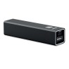 Powerbank Éco-responsable 2600 mAh Personnalisé pas cher - POWERALUC Matières : aluminium recyclé  Couleurs : noir personnalisab