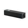 Powerbank Éco-responsable 2600 mAh Personnalisé pas cher - POWERALUC Matières : aluminium recyclé  Couleurs : noir objet promoti