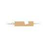Porte-clés support  2-en-1 en bambou CLAUERC Matières : bambou Couleurs : bois objet promotionnel éco-responsable