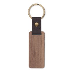 Porte-clés s en noyer et PU personnalisés - NAWKEY Matières : bois Couleurs : bois 2