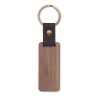 Porte-clés s en noyer et PU personnalisés - NAWKEY Matières : bois Couleurs : bois personnalisable avec votre logo