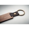 Porte-clés s en noyer et PU personnalisés - NAWKEY Matières : bois Couleurs : bois marquage laser ultra précis
