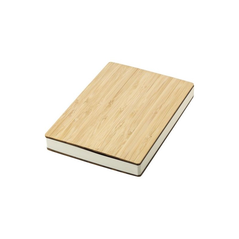 Carnet A5 Éco-responsable en Bambou Personnalisé - Jo, Idéal Cadeau pas cher Matières : bambou Couleurs : brun impression haute 