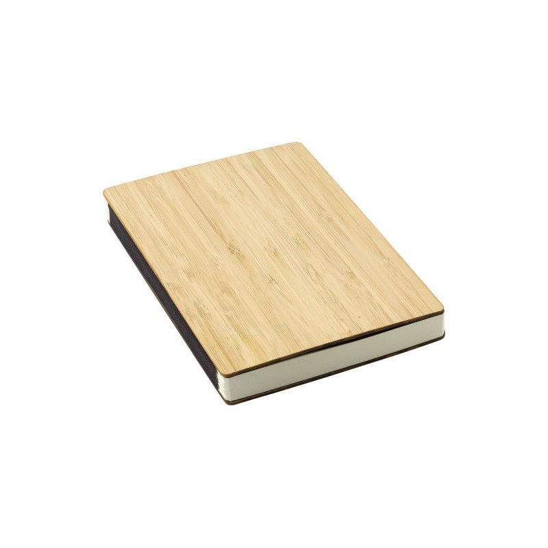 Carnet A5 Éco-responsable en Bambou Personnalisé - Jo, Idéal Cadeau pas cher Matières : bambou Couleurs : brun objet promotionne
